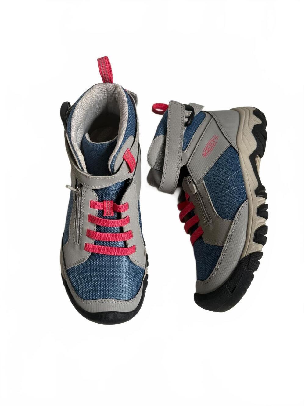 Keen Kids Blue Gray and Pink Outdoor Sneakers
